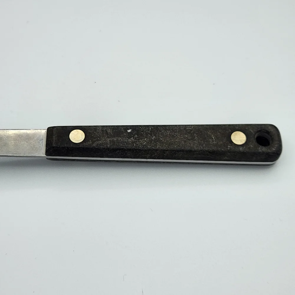 Vintage Flint Arrowhead Serving Spoon‎ Black Handle Made in USA